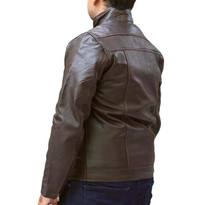 Dark Brown Leather Jacket – 2FZR Dark Brown